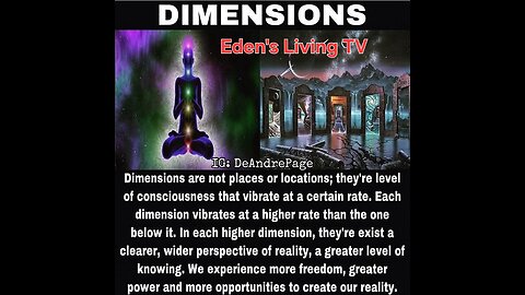 What are Dimensions with Eden's Living TV