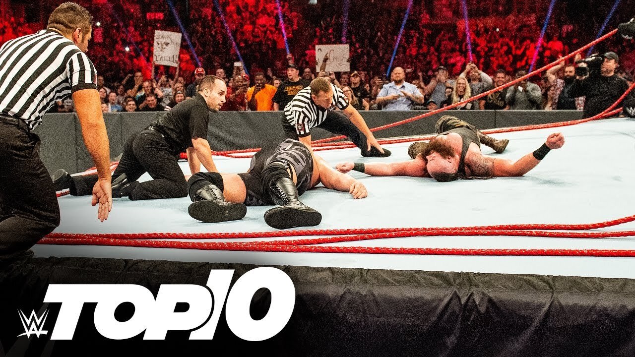 The ring gets WRECKED: WWE Top 10, April 16, 2023