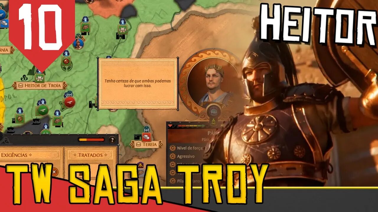 Broderagem do Irmão - Total War Saga Troy Heitor #10 [Série Gameplay Português PT-BR]