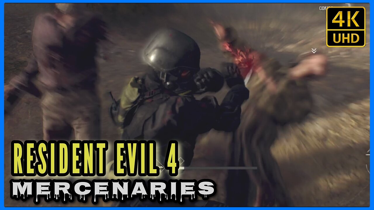 Resident Evil 4 - The Mercenaries Gameplay (4K)