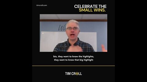 Celebrate The Small Wins.