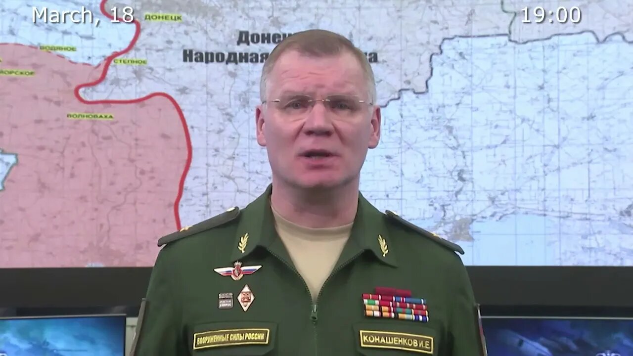 Russia's MoD March 18th Special Military Operation Update