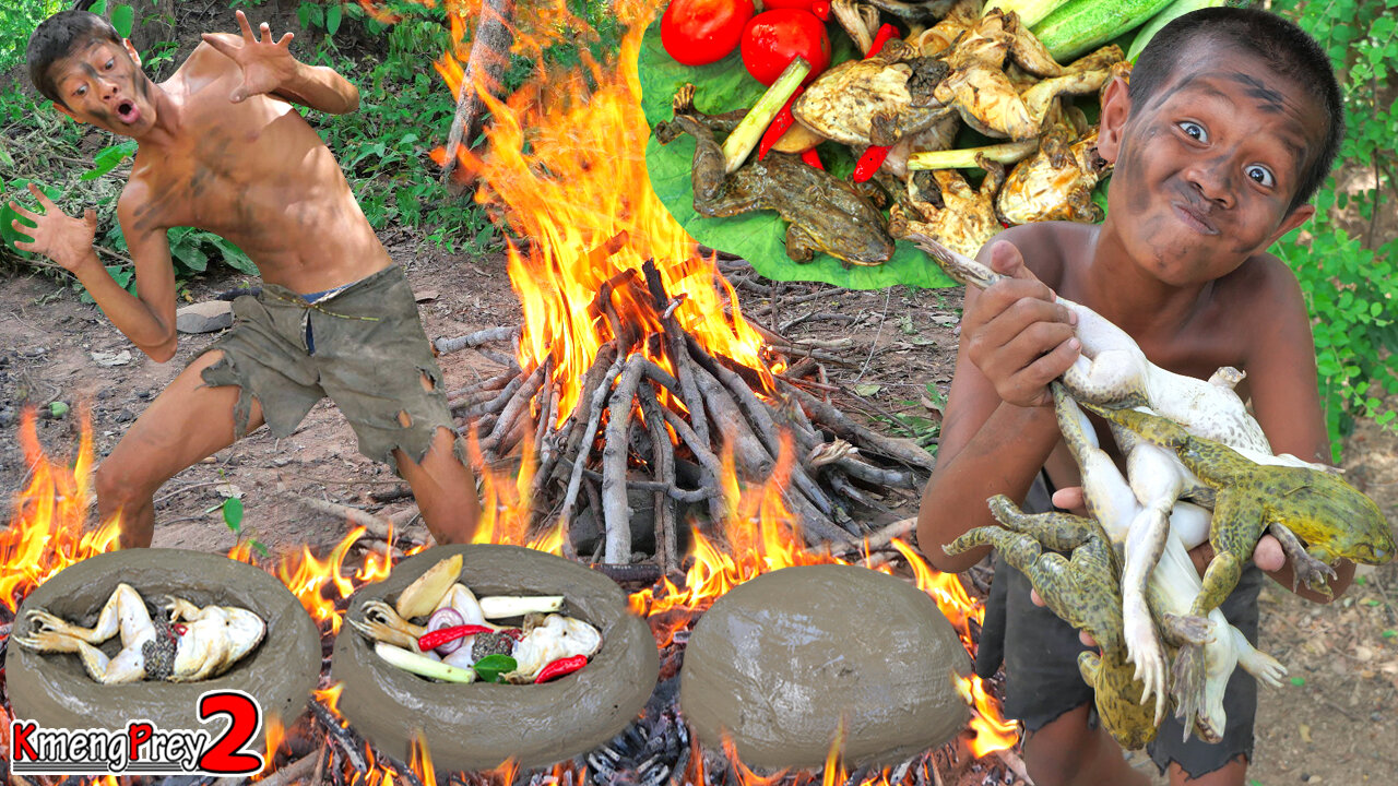 Cook and eat Frogs In Clay Cock Recipes