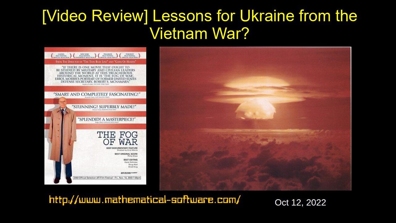 [Video Review] Lessons for Ukraine from the Vietnam War?