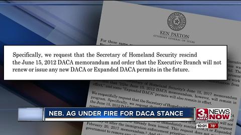 Nebraska and 9 other states issue call to end DACA