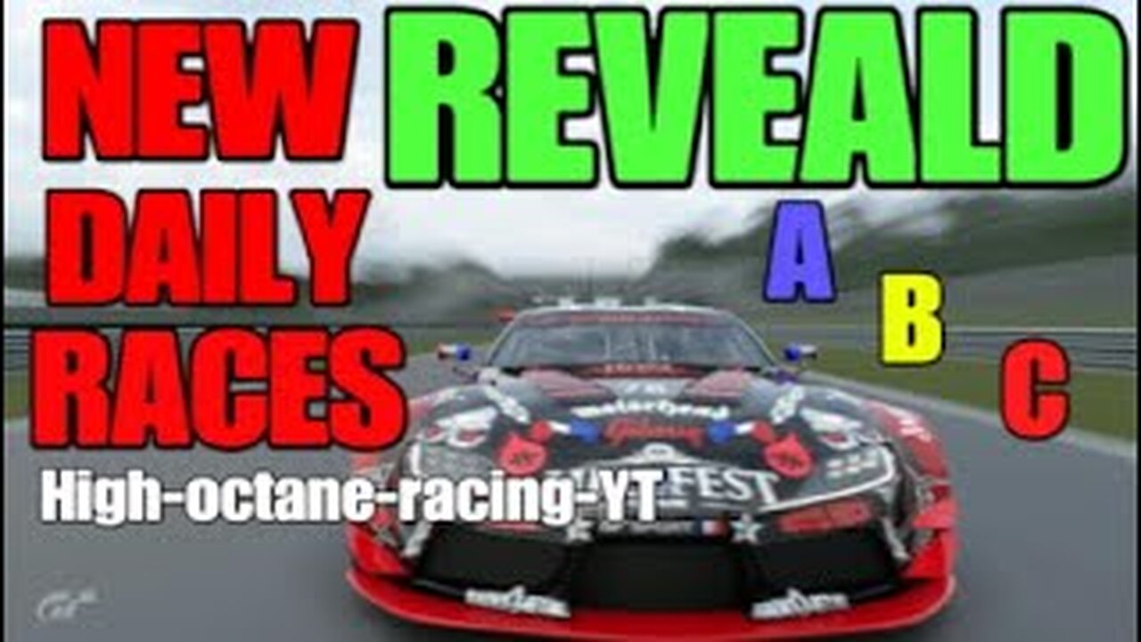 GT7new daily races in gt7 next week! [gran turismo 7 2024]