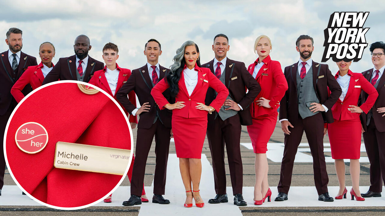 Virgin Atlantic scraps gendered uniforms, will hand out pronoun badges