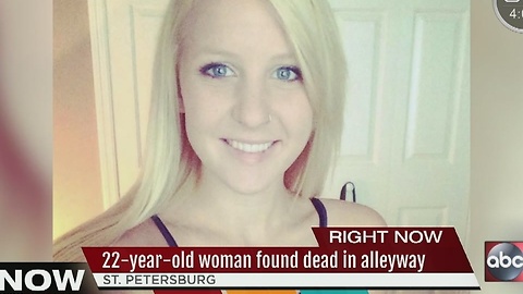 22-year-old woman found dead in St. Petersburg alleyway