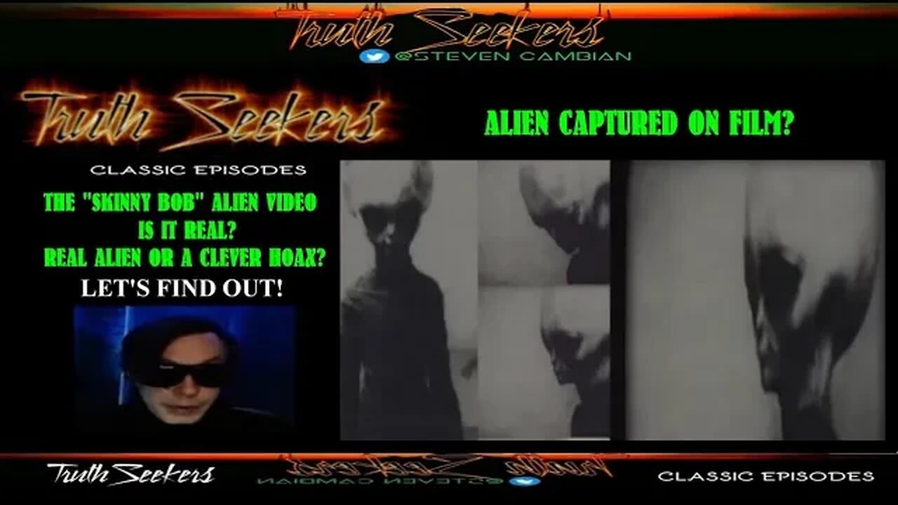 The "SKINNY BOB" alien video. Is it real? Lets find out! (TS CLASSICS)