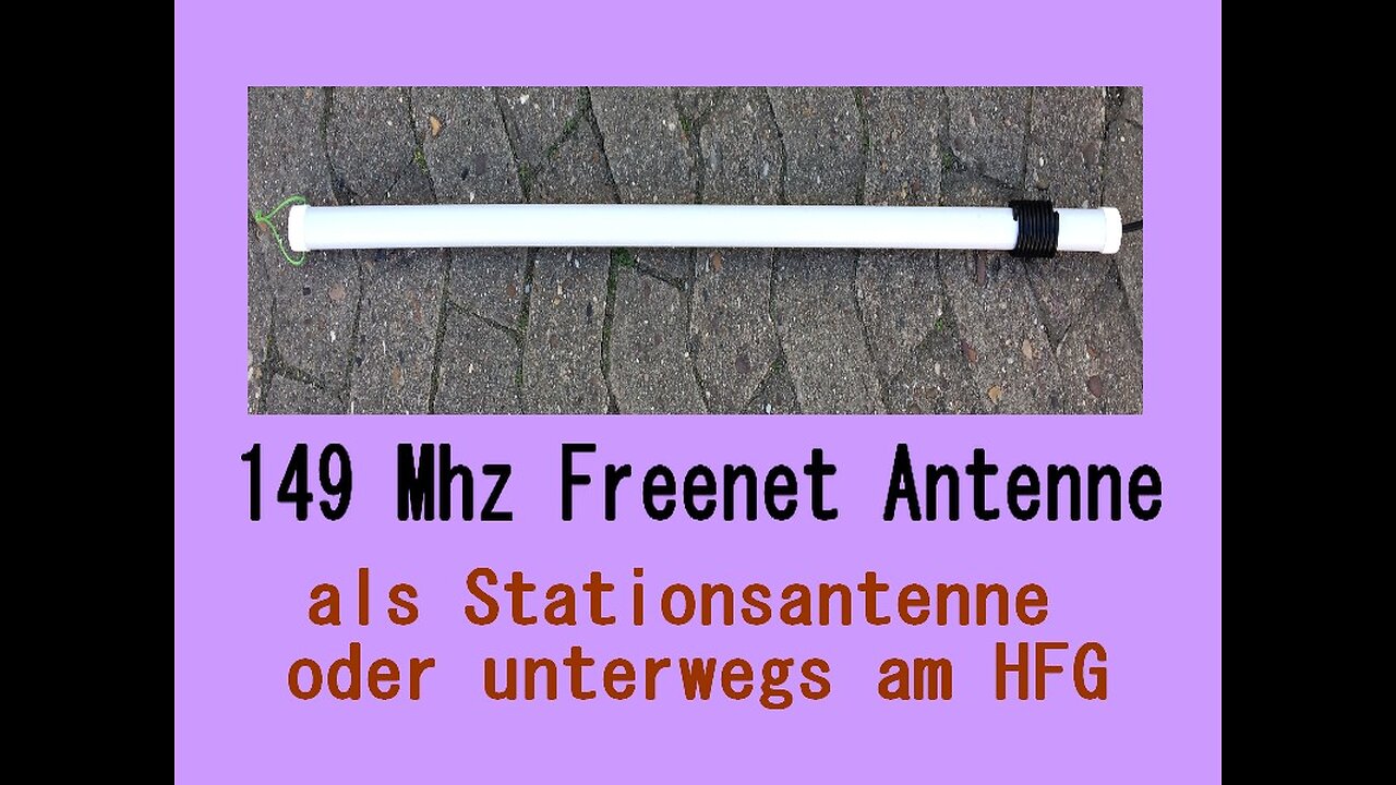 149Mhz Freenet Antenne selber bauen