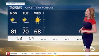 ABC 10News Pinpoint Weather with Meteorologist Leah Pezzetti