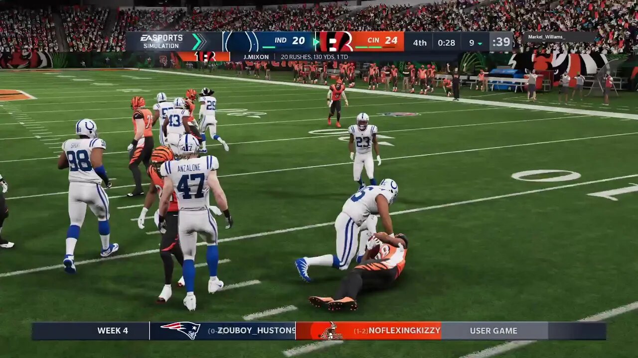 EXECUTIONER747's Live PS4 Broadcast GBL S3W5 vs. Bengals