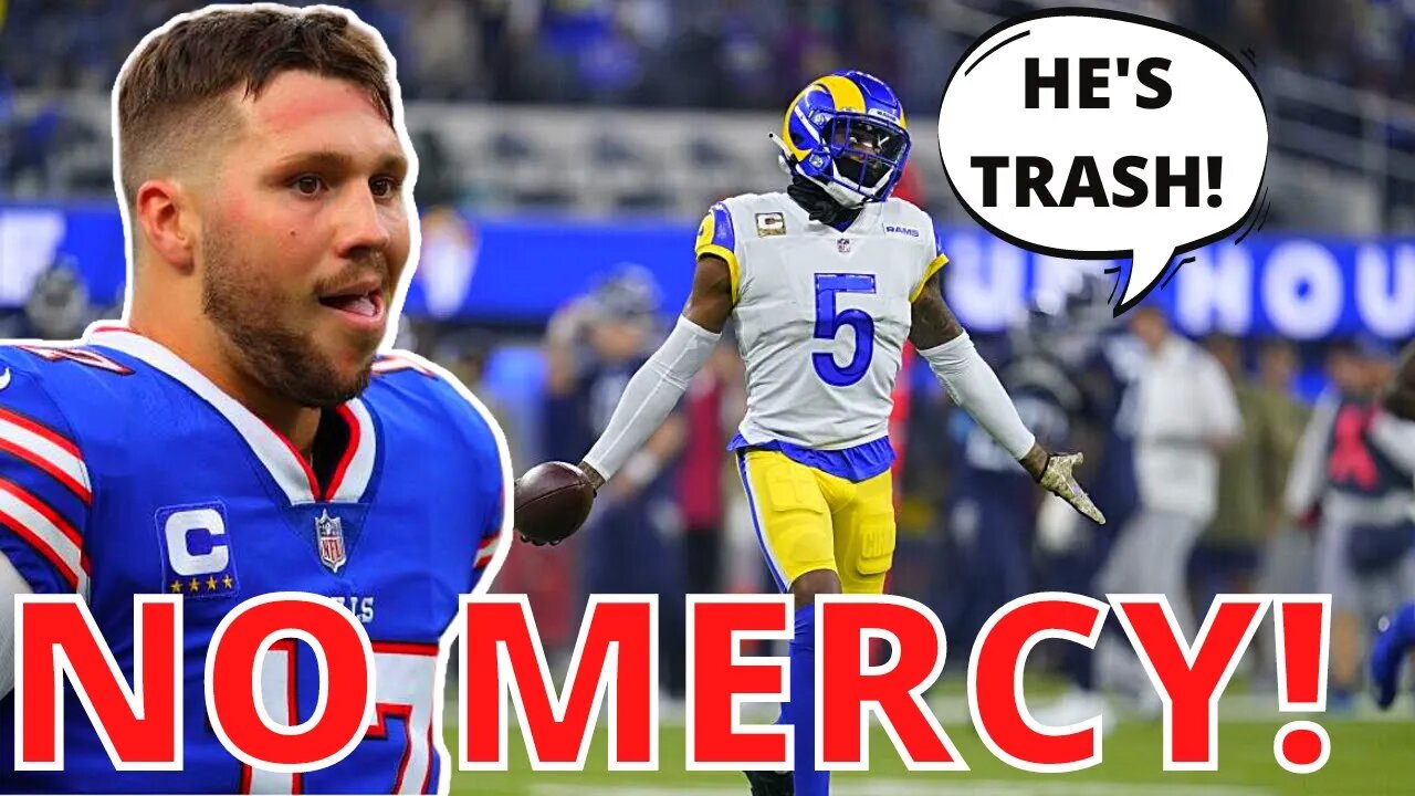 Buffalo Bills QB Josh Allen DOMINATES Jalen Ramsey After He's Called TRASH & Gets TEA BAGGED!