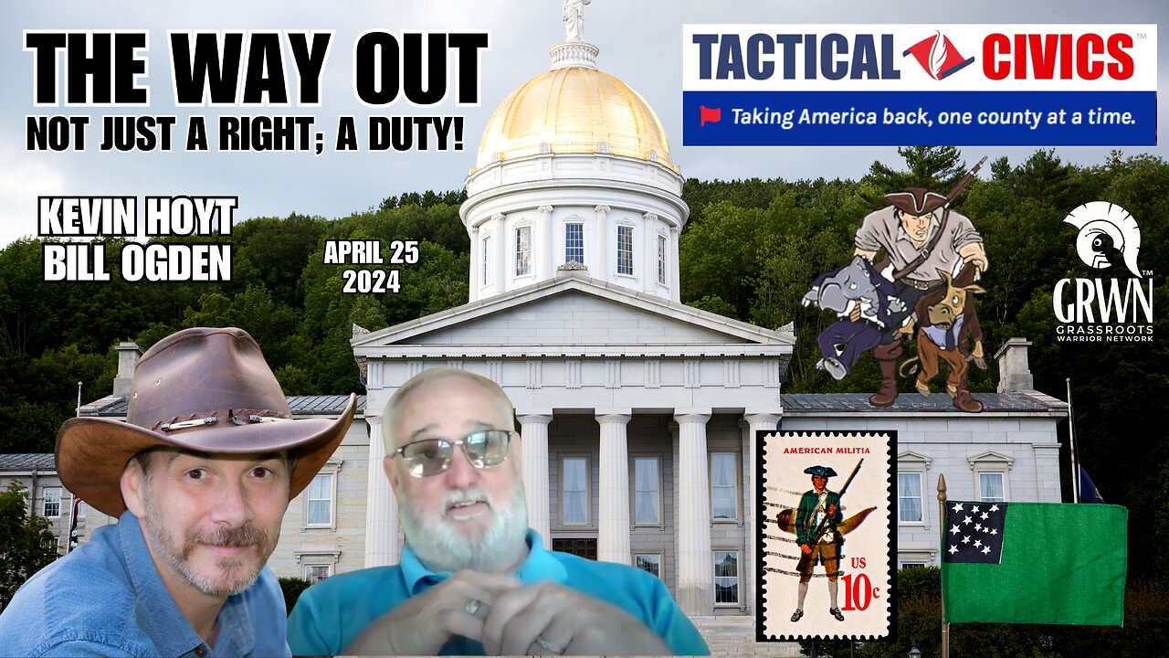 TACTICAL CIVICS: "THE PEOPLE" are in control and a feasible WAY OUT- Please share