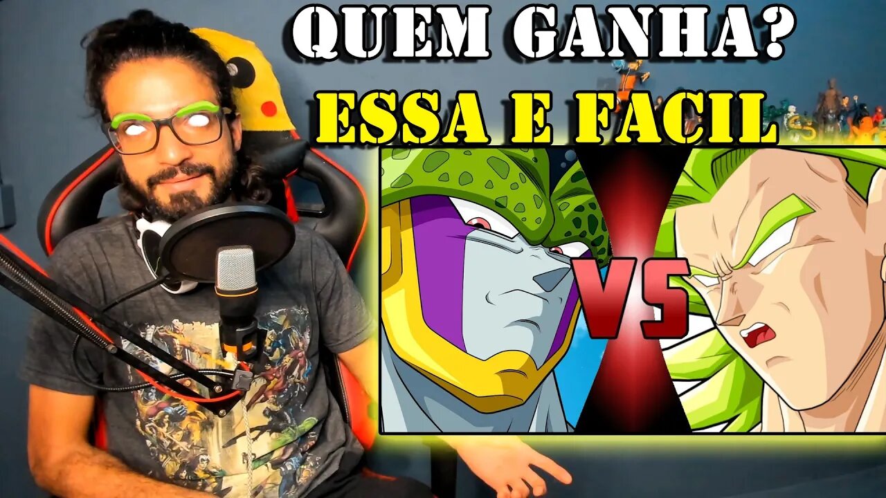 REACT - CELL VS BROLY | BATALHA MORTAL / dragon ball / Sociedade Z