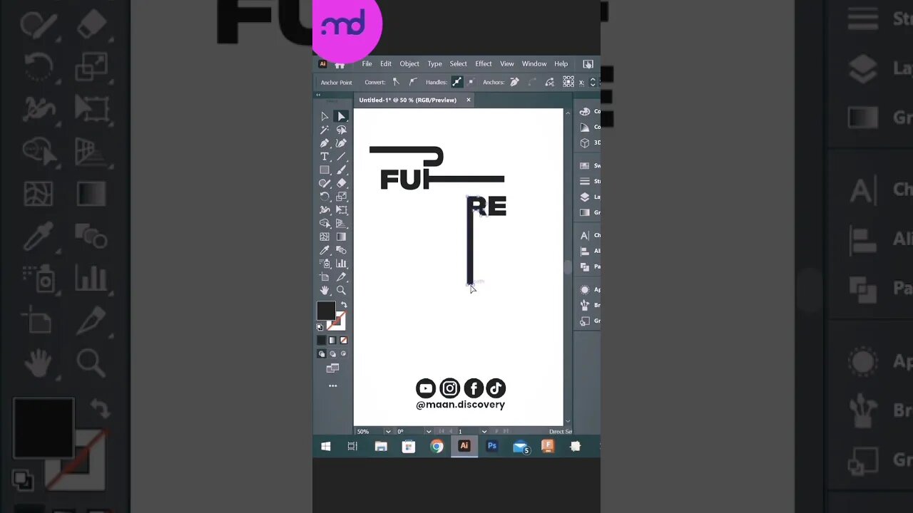 Typography T-shirt design in Illustrator #tshirtdesign #typography