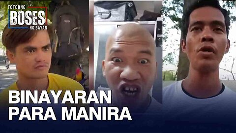 Vlogger na si Niño Barzaga, itinurong utak ng 'fake rallyist' video