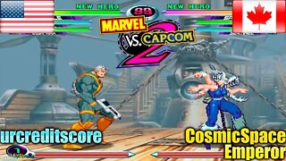 Marvel Vs. Capcom 2 New Age of Heroes (urcreditscore Vs. CosmicSpaceEmperor) [U.S.A. Vs. Canada]