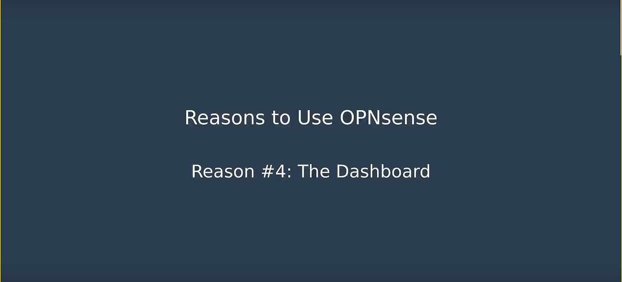 Reason #4 to Use OPNsense as your Firewall or Router – The Dashboard