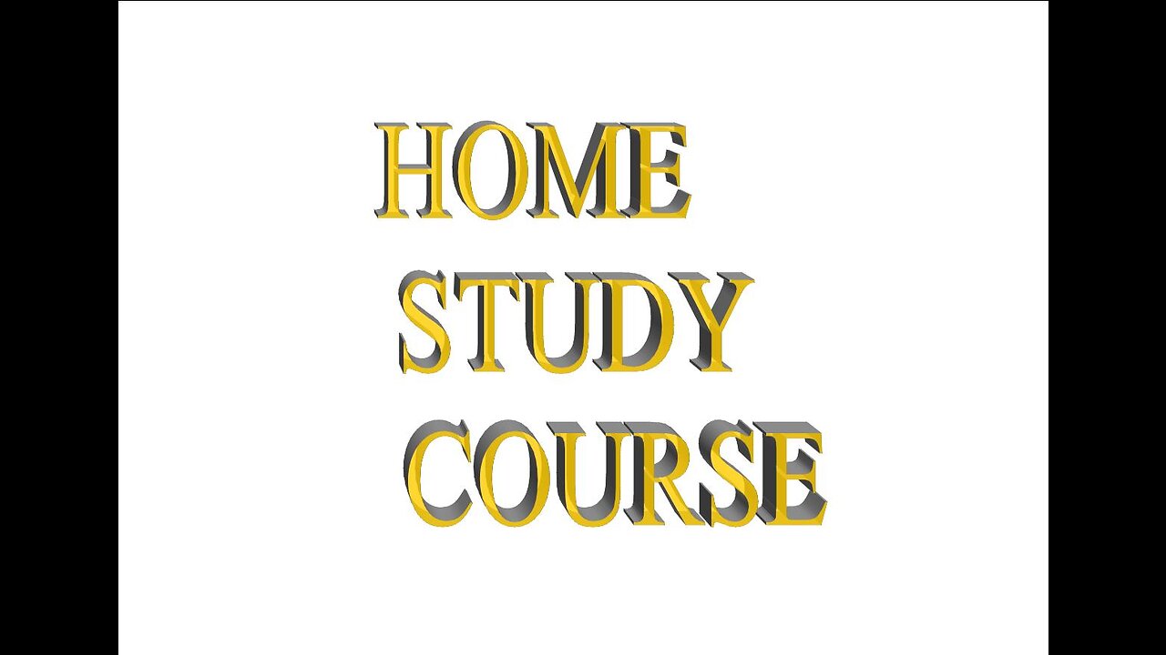 Home Study Course 0