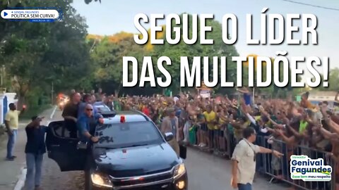 Mais uma vez foi lindo de se ver, recepção calorosa ao Bolsonaro em Porto Seguro/BA, 22/04/2022!