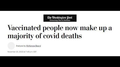 The Washington Post: Vaccinated People Now Make Up a Majority of Covid Deaths
