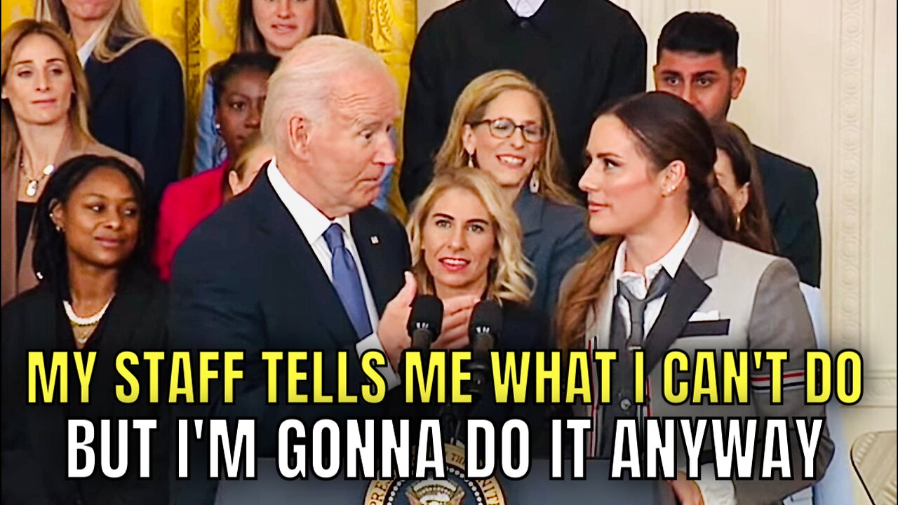 BIDEN’S HANDLERS WERE NOT HAPPY!