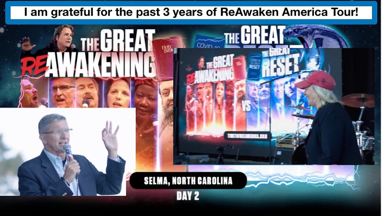 I am grateful for the past 3 years of ReAwaken America Tour!