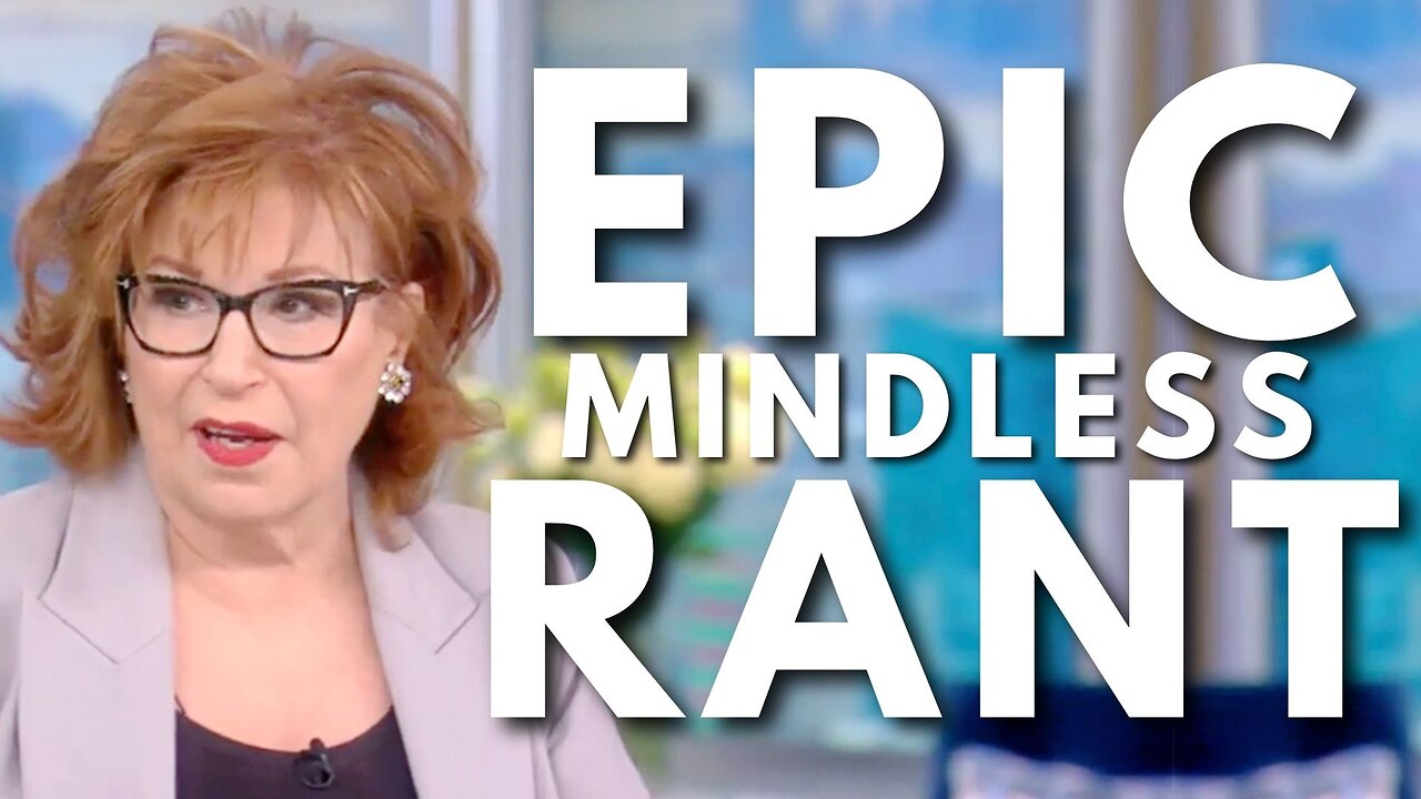 Joy Behar goes on epic mindless rant!