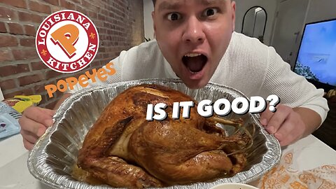 WE TRIED POPEYES TURKEY? *MUST WATCH*