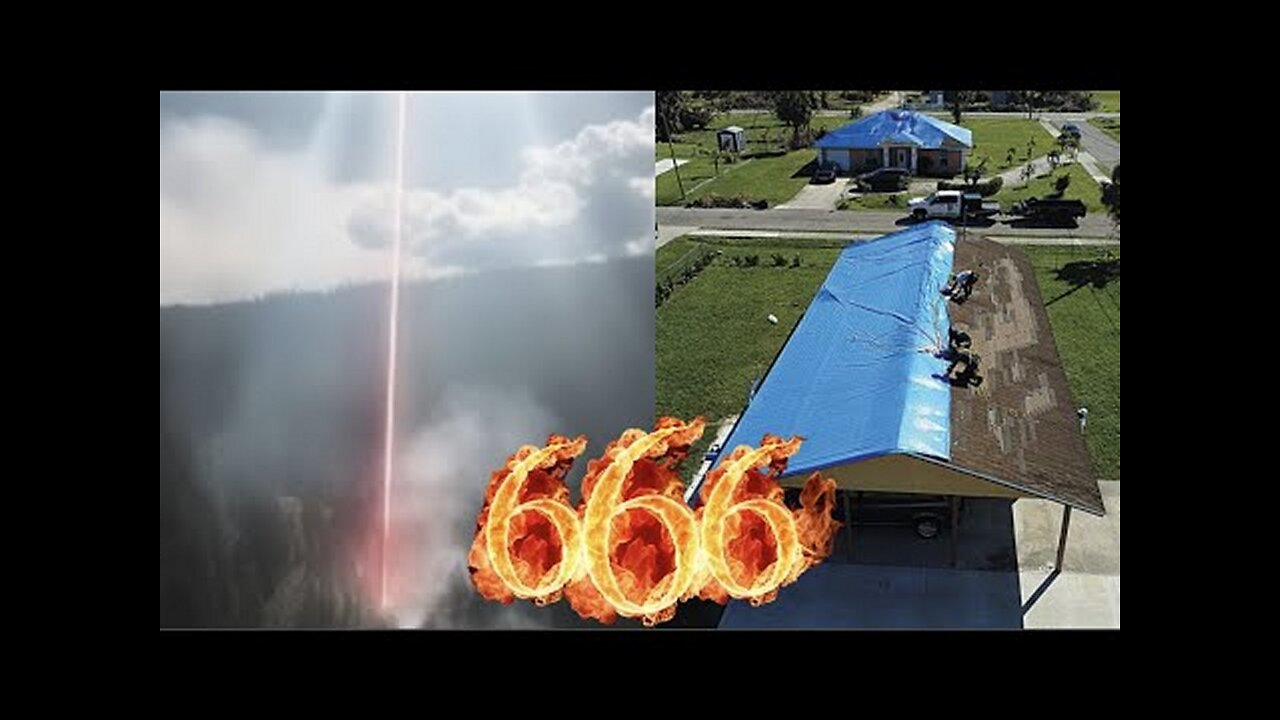 Share This! FEMA's Operation Blue Roof! D.E.W Blue Wavelength Beam Is 6.66 Frequency!