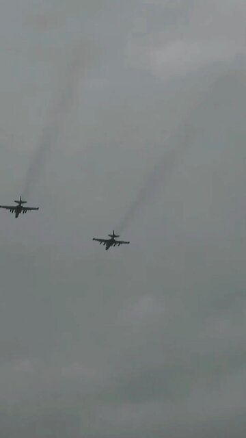 Russian SU-25 fighter jets