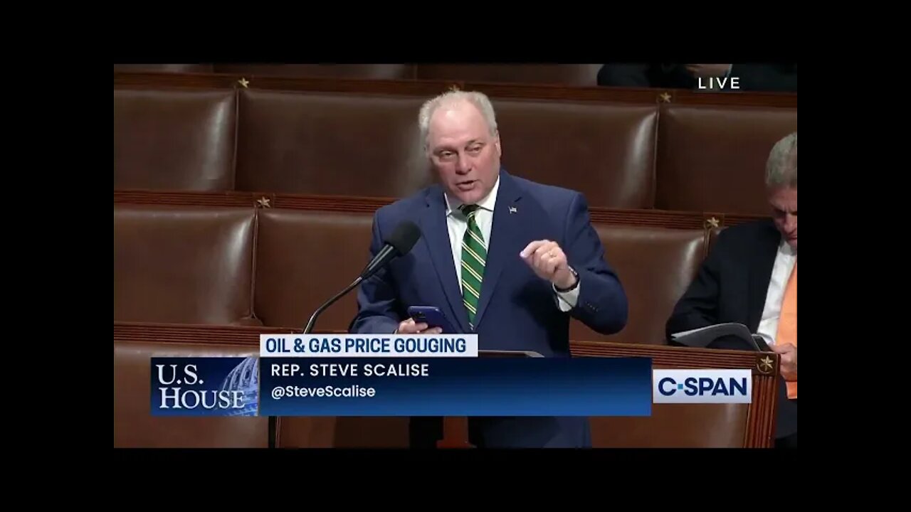 Scalise exposes Biden's role in record high gas prices