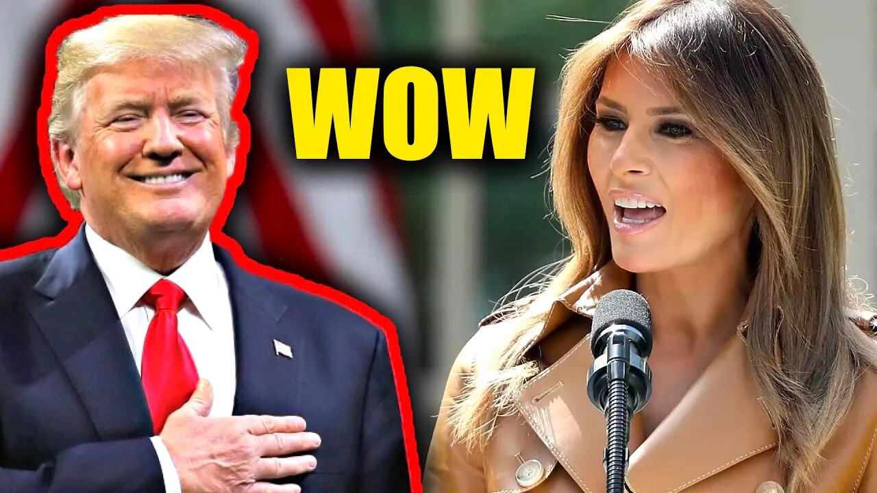 BREAKING: MELANIA TRUMP JUST SHOCKED THE WORLD!!!!