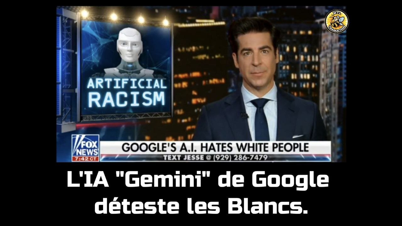 L'IA "Gemini" de Google déteste les Blancs.