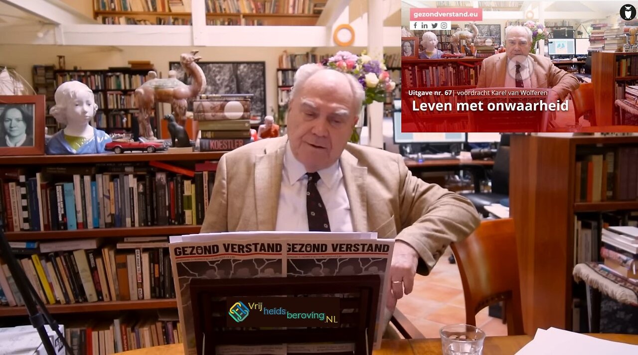 Schrijver Karel van Wolfveren waarschuwt voor voorgeschreven werkelijkheid.