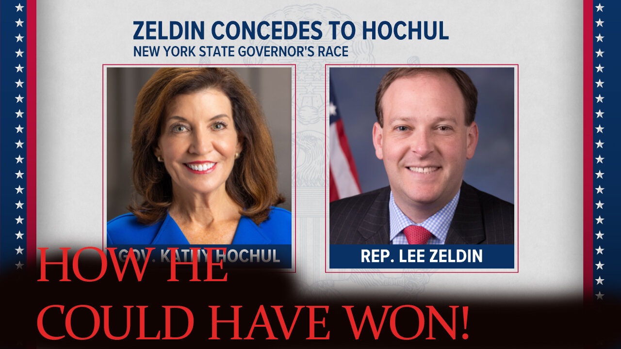 Lee Zeldin concedes in New York Governer race and how he could have WON! MIDTERMS 2022!!!!!