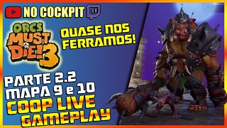 ORCS MUST DIE 3 COOP LIVE GAMEPLAY ENTRE IRMÃOS Parte 2.2 | COOPERATIVO