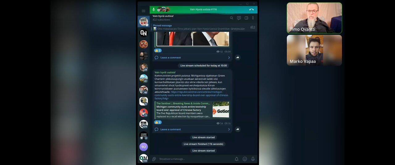 Vain Hyviä Uutisia #116 w/ Marko Vapa - 15/11/23 - Qvanttilive