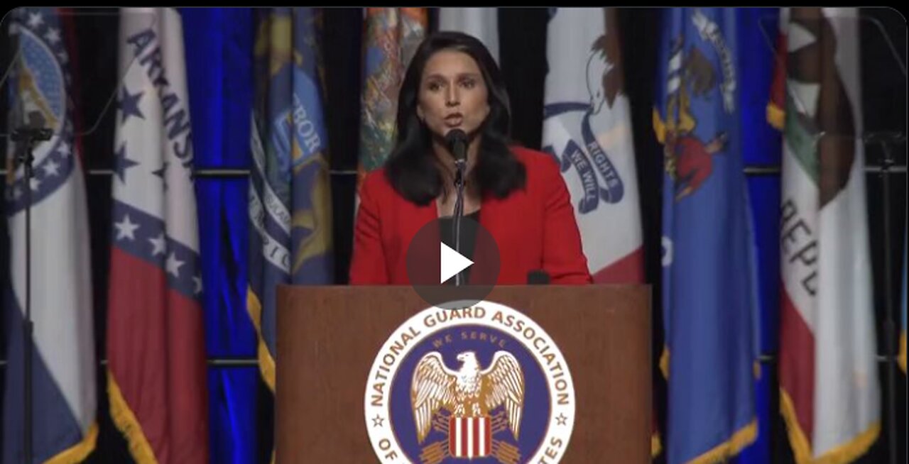 BREAKING: Tulsi Gabbard has officially endorsed President Trump...