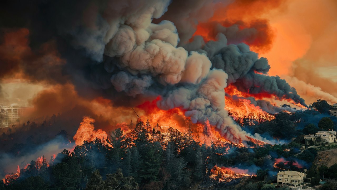 California NOW! Raging Wildfires Devastate LA and New Mexico