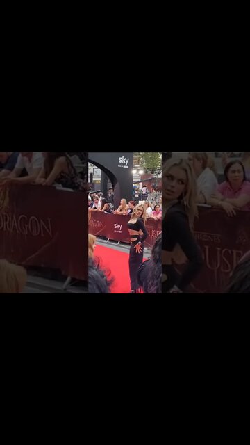 tallia storm at the premiere of house of the dragon #gameofthrones