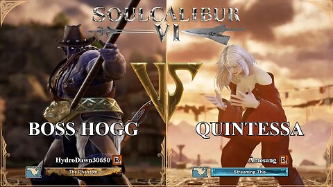 SoulCalibur VI — HydroDawn30650 (Boss Hogg) VS Amesang (Quintessa) | Xbox Series X Ranked