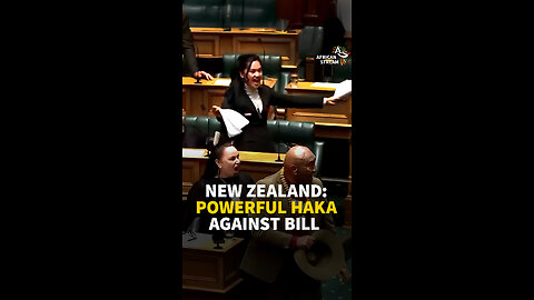 NEW ZEALAND: POWERFUL HAKA AGAINST BILL