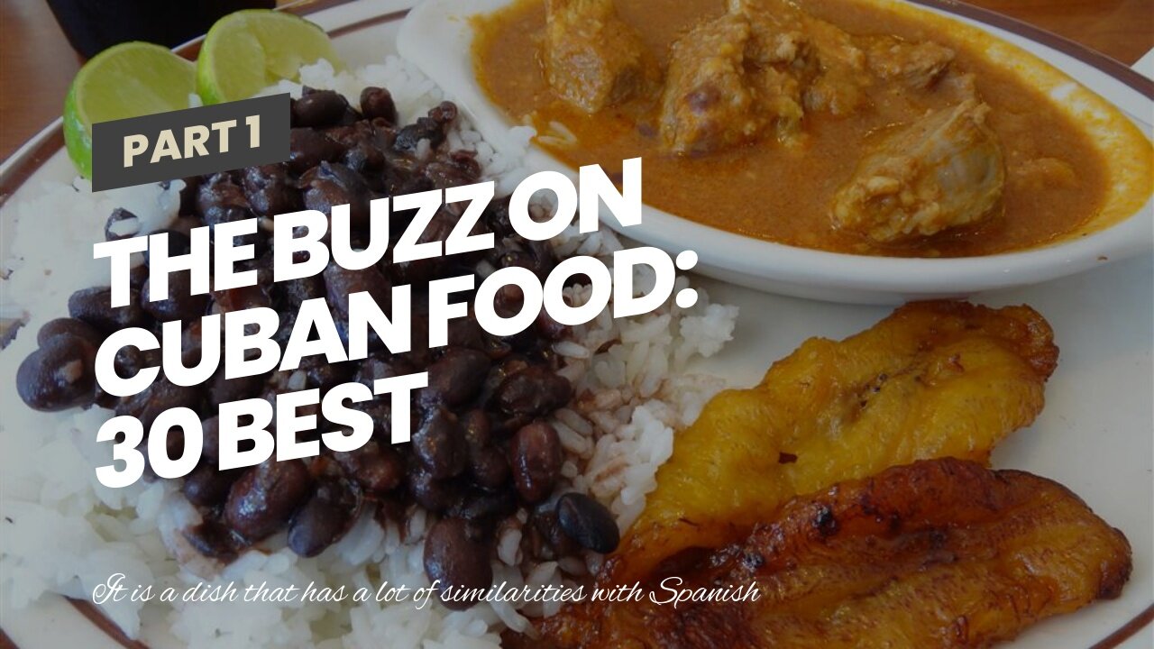 The Buzz on Cuban Food: 30 Best Traditional Island Foods in Cuba