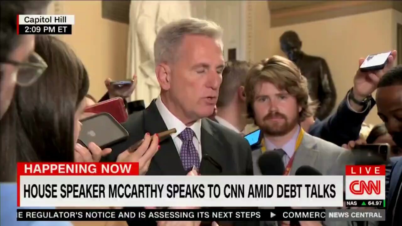 Kevin McCarthy holding the line on no debt raising