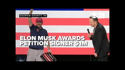 Elon Musk kicks off million-dollar giveaways for petition signers in PA town hall