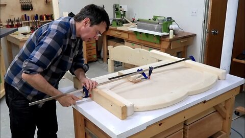 Heart shaped headboard build