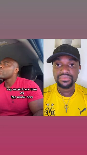 Rap music back then VS now