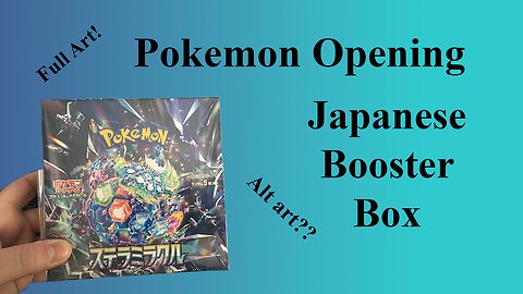 Stellar Miracle Japanese Pokémon Booster Box Opening